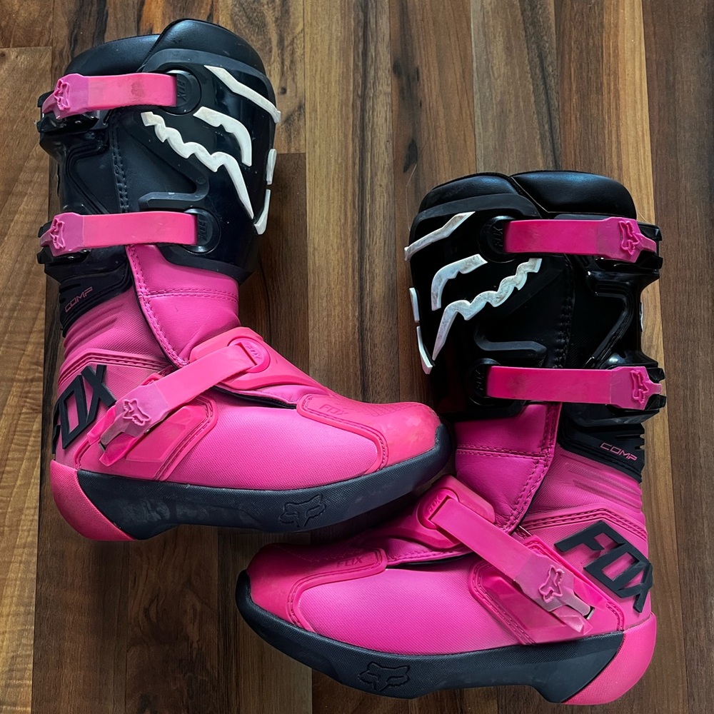 Fox Racing Youth Sz 4 Dirtbike Boots